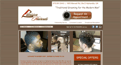 Desktop Screenshot of precisiongroominglounge.com
